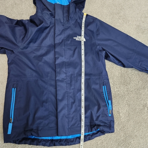 The North Face Kids' Hardshell Blue Rain Ski Jacket Size 7-8 - Picture 9 of 14